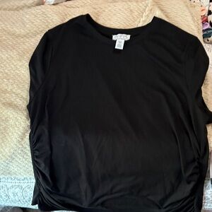 Sofia by Sofia Vergara Black Muscle Tee